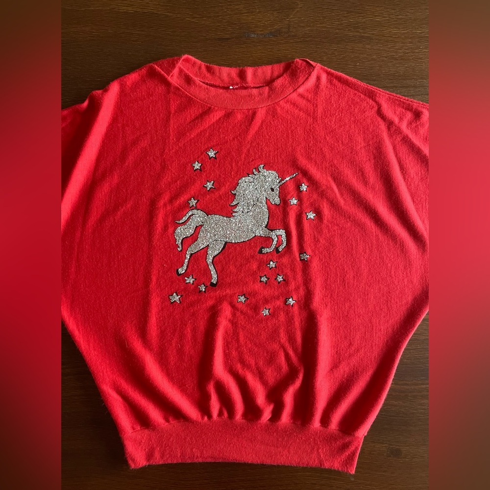 Rare vintage unicorn batwing sweatshirt